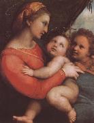 RAFFAELLO Sanzio The virgin mary and younger John painting